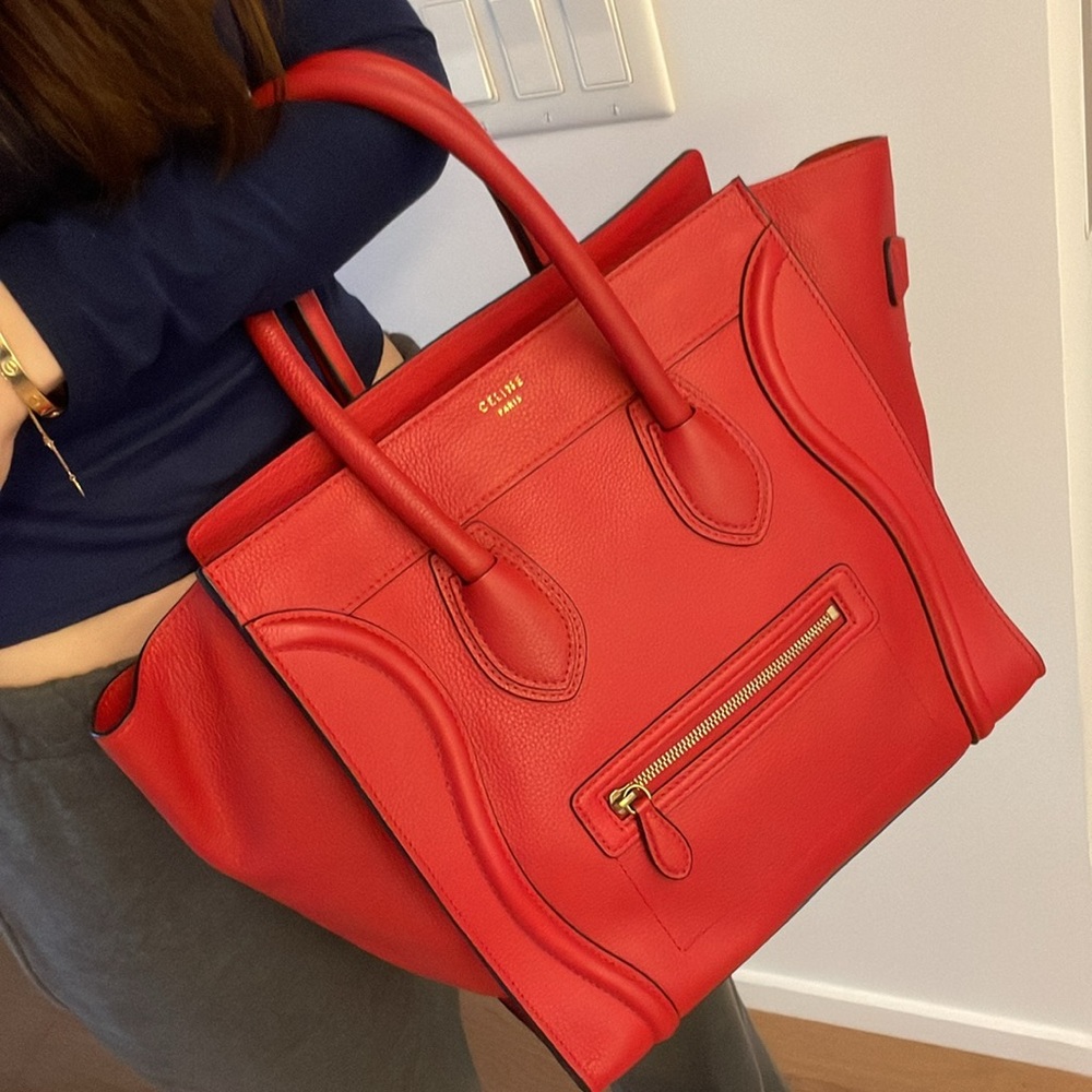 Celine micro red bag - Picture 6 of 13
